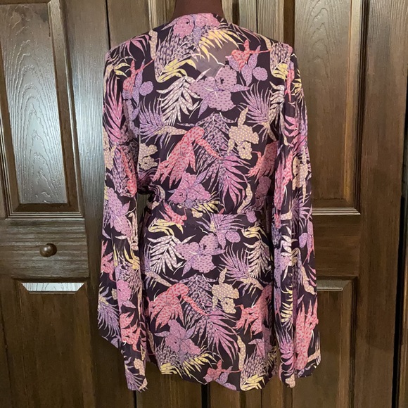 NWT Agent Provocateur Riva Kimono 100% silk Robe - Picture 4 of 7
